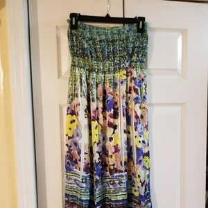 Multicolored, floral skirt/dress